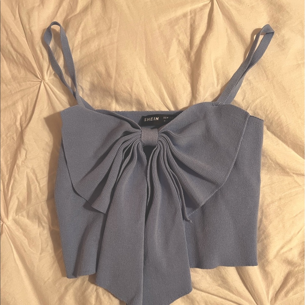 Blue crop top - Picture 1 of 1